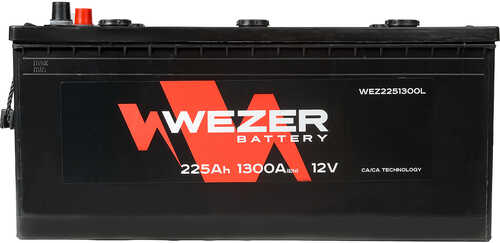 Аккумулятор WEZER 225Ah 1300A (L+) 518/276/242
